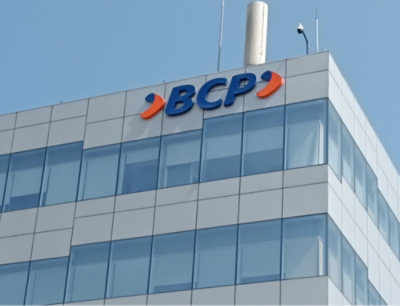 A close-up of a building with a sign displaying BCP logo