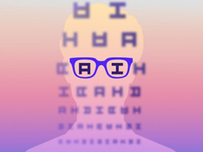 A colorful swirl of particles.