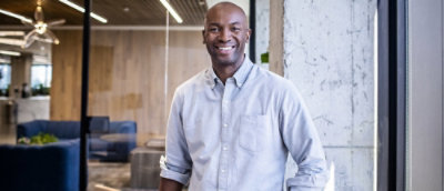 A man smiling at the camera.