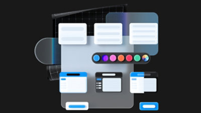 Un element grafic cu diferite culori și teme