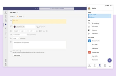 Aplikacja Zmiany w usłudze Teams.