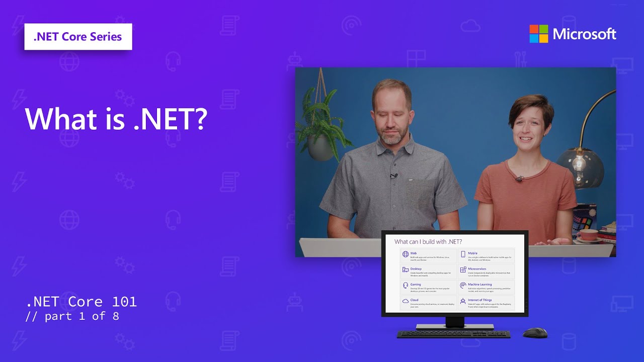 .NET 介紹影片 .NET Core 101 螢幕擷取畫面